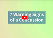 7 Warning Signs of a Concussion